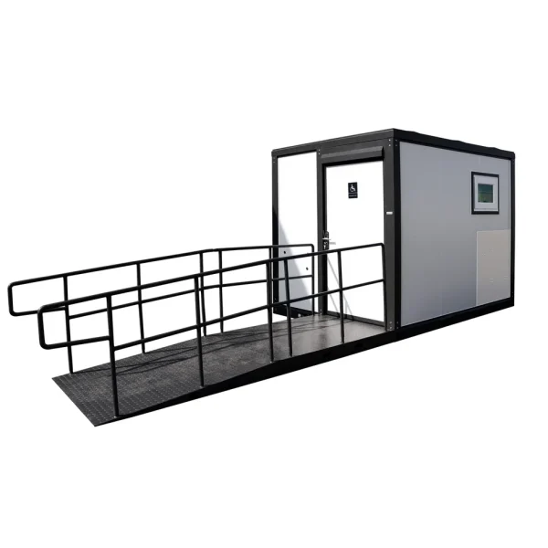 10ft Handicap-Accessible Portable Toilet with Shower