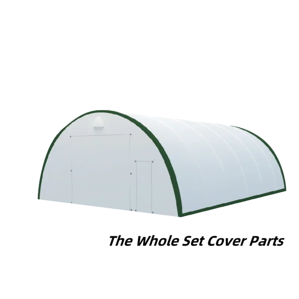 The Whole Set Cover Parts for Storage Shelter W30'xL40'xH15'