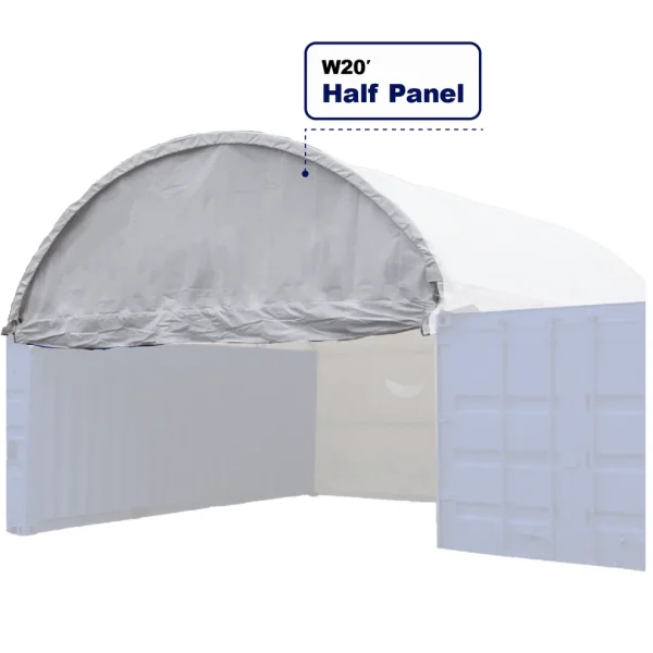 Half Panel for W20' Container Shelters